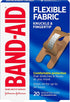 Band-Aid Brand Flexible Fabric Adhesive Bandages for Wound Care and First Aid, Finger and Knuckle, 20 ct (Pack of 6)...