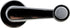 Dorman 76945 Window Crank Handle Compatible with Select Chevrolet / GMC Models, Chrome , Black...