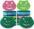 SmilePowo 12 Pack Scrub Sponge,Bulk Sponges,Dual-Sided Multi-Functional Premium Cleaning Sponges,Dishwashing Sponge for Heavy Duty Scouring Pads,B...