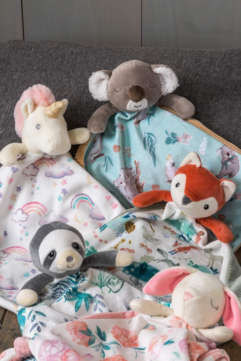 Mary Meyer Little Knottie Lovey Security Blanket, 10 x 10-Inches, Fox...