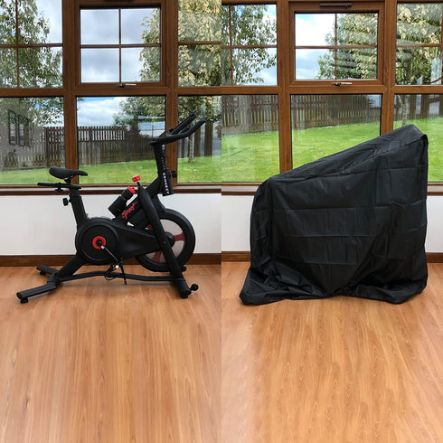 Tonhui Exercise Bike Cover, Upright Indoor Cycling Protective Cover Dustproof Waterproof Cover Ideal for Indoor Or Outdoor Use...