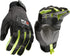 Wells Lamont Men’s FX3 Impact Protection Gloves with D30 Impact Protection, XX-Large (7861XX), Black, Hi-viz Yellow...