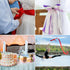 LIUYAXI Red Double Faced Satin Ribbon, 3/8" X Continuous 100 Yards, Ribbons Perfect for Gift Wrapping Bows Bouquet Wedding Decor DIY Craft and Mor...