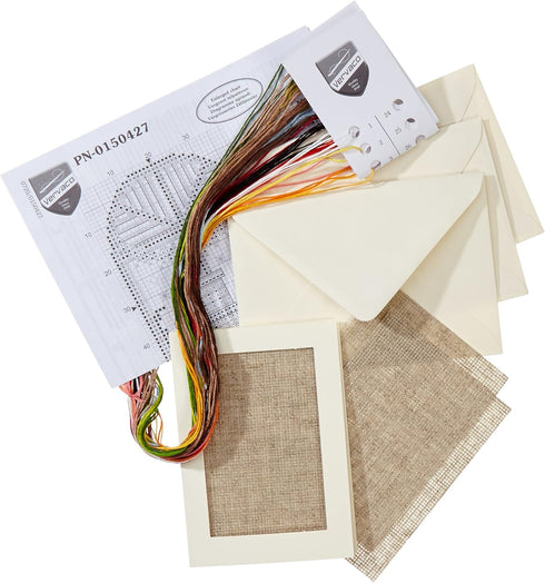 Vervaco Greeting Card kit Christmas Atmosphere Set of 3...