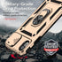 Hitaoyou iPhone xr case with Camera Cover,iPhone xr Phone Case, iPhone xr case with Stand Military Grade Shockproof Heavy Duty Protective with Mag...