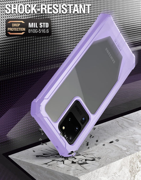 Poetic Guardian Series Case Designed for Samsung Galaxy S20 Ultra Case, Full-Body Hybrid Shockproof Bumper Cover, Without Built-in-Screen Protecto...