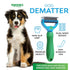 Dog and Cat Dematting and Deshedding Tool - Double Sided Undercoat Rake Comb & Detangler - Cat Brush Dog Shedding Brush for Matted Hair, Long Fur ...