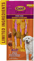 Cadet Gourmet Shish Kabob Dog Treats for Large Dogs, Healthy & Natural Chicken & Sweet Potato Chew Sticks, Pork Hide, Extra Large 10 Inch, 4 Count...