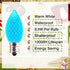 C7 LED Christmas Light Bulbs - 25 Pack C7 LED Bulbs Blue - 0.5W for Outdoor String Lights, Holiday Decoration...