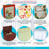 Meadowsweet Kitchens Recipe Card Holder Cookbook Mini 2 Ring Binder Organizer - Recipe Binder Cook Book w/ 25 4 x 6 Cards, 50 Clear Card Sleeves, ...