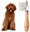 Dog Dematting Brush & Rake, Detangler Brush For Dogs, Comb Tool For Grooming, Best For Doodles, Poodles, Goldendoodles, Cats & Other Pets, Matted ...