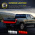 Nilight 60" Truck Tailgate Light Bar 108 LED Single Row Light Strip with Red Running Brake Lights Turn Signal White Reverse Light, 2 Years Warrant...