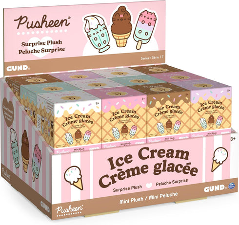 GUND Pusheen Ice Cream Surprise Plush Series #18 Mystery Unboxing, Multicolor, 3” (Unbox 1 of 8 Mystery Styles)...