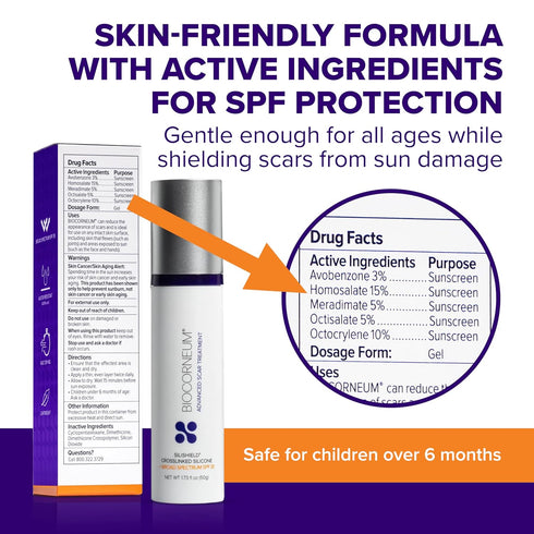Advanced Scar Treatment with Silishield® & SPF 30 50g – Made in the USA, Fast-Drying, Water-Resistant Silicone Scar Gel - Surgeon Recommended for ...