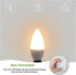 LED Candelabra Bulbs, E12 Ceiling Fan Light Bulbs Small Base, 6W Equivalent 60W, 600 Lumens Warm White 2700K, B10/B11 Type B Chandelier Light Bulb...