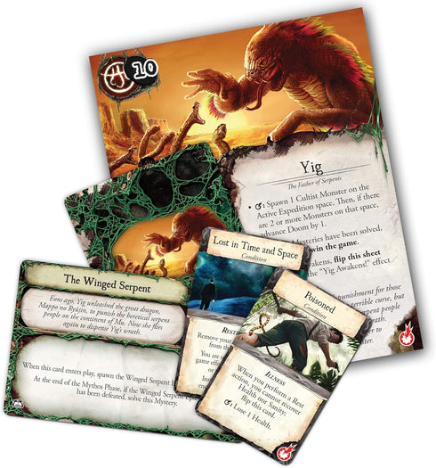 Eldritch Horror Forsaken Lore Board Game EXPANSION | Mystery Game | Cooperative Board Game for Adults and Family | Ages 14+ | 1-8 Players | Avg. P...