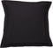 FRESH IDEAS Poplin Tailored Pillow Sham, Euro, Black...
