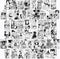 WOONKIT Anime Posters Pack - 50PCS 4X6 INCH MHA Anime Wall Collage Kit for Bedroom Wall, Dorm Decor, Teen Room Aesthetic...