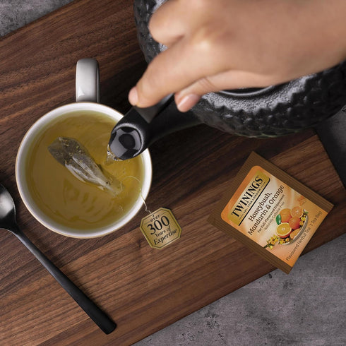 Twinings Honeybush, Mandarin, & Orange Herbal Tea Individually Wrapped Bags, 20 Count (Pack of 1), Naturally Caffeine-Free, Enjoy Hot or Iced, 20 ...