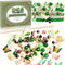 Misty Forest Series Beads for Jewelry Making Kit - Includes Chains, Jump Rings, Spacers and Butterfly Pendant Glass and Crystal Beads for Bracelet...