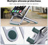 Portable Phone Stand for Desk, Aluminum Adjustable Cell Phone Holder, Foldable Travel Cellphone Dock Compatible with iPhone 15 14 13 Pro Max Mini,...
