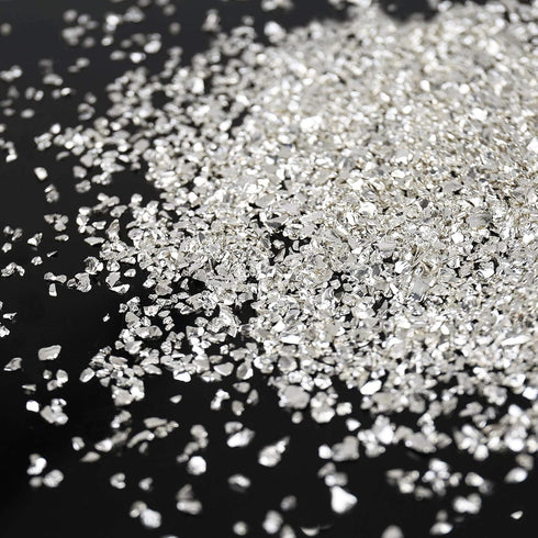 Irregular Crushed Glass Chips Sprinkles, 100g Metallic Chunky Glitter Stones for Nail Art, Resin Mold Filler, DIY Crafts, Vase Filler, Jewelry Mak...