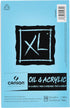 Canson XL Series Oil and Acrylic Paper, Foldover Pad, 5.5x8.5 inches, 24 Sheets (136lb/290g) - Artist Paper for Adults and Students...