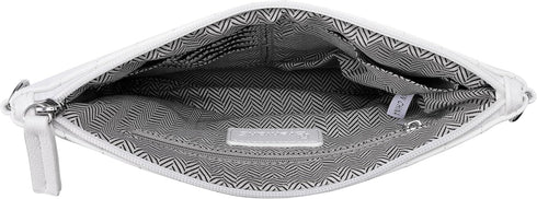 B BRENTANO Chevron Embroidered Crossbody Clutch Bag Pouch with Removable Wristlet & Adjustable Shoulder Strap...