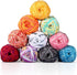 10x50g Multi Color Acrylic Yarn 50g Crochet Yarn Starter kit for Knitting Crocheting Weaving Adult and Kid Craft Projects...