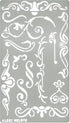 Aleks Melnyk No.4 Metal Journal Stencil, Wood Burning, Flowers and Vines, Ornament, Vintage, Stencil Patterns, Pyrography, Engraving, Template for...