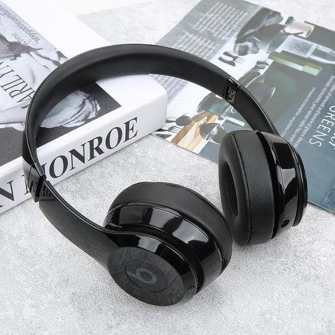 Ear Pads Cushions for Beats Solo3/Solo2 A1796/B0534 Wireless Headphones with Upgraded Memory Foam& Sweat-Proof Protein Leather (Black)......