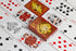 Bicycle Red Dragon Gold Foil Premium Playing Cards, 1 Deck...
