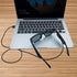 E ECSEM Charger Cable, USB Type A, 80cm, for Bose Frames Alto S/M M/L, Rondo, Soprano and Tenor - 2Black...