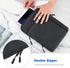 13.3 Inch Tablet Sleeve Shoulder Bag Carrying Case for iPad Pro 12.9" M2 6th/5th/4th/3rd Gen 2022-2018, Galaxy Tab S9+/S8+/S7 FE/S7+ 12.4", Surfac...