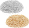 1200pcs 6mm Flat Round Disc Rondelle Spacer Beads CCB Spacer Beads for Bracelet Necklace Jewelry DIY Crafts Making, 600pcs/Colors (Gold and Silver...
