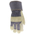 BOSS (B71001-WML) Women's Guard Split Cowhide Leather Palm Work Gloves, Extended Safety Cuff,Medium/Large, Blue/Cream...
