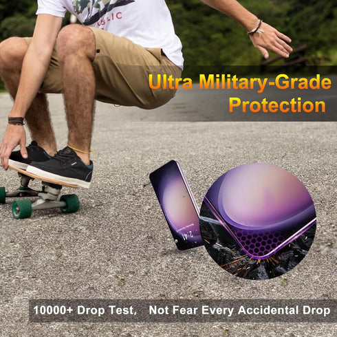 3 Pack Screen Protector for Samsung Galaxy S23 FE + 3 Pack Camera Lens Protector, Ultra HD Tempered Glass, 9H Hardness, Anti Scratch, Easy Install...