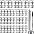 100 PCS 15MM Snap Fastener Kit Tool Snap Button kit Snaps for Leather Leather Snaps and Fasteners Kit for High Grade Metal Material Snaps for Bag,...