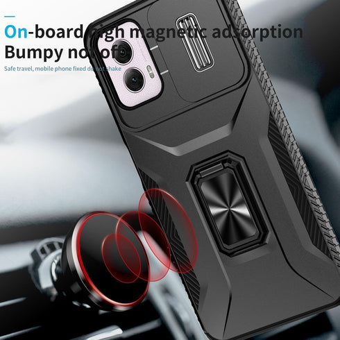 SunStory for Motorola Moto G Power 5G 2024 Case with HD Screen Protector & Slide Camera Cover & Kickstand, Moto G Power 5G 2024 Phone Case [Milita...