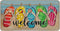 Beach Door mat,Welcome Flip Flops Beach Mat,Beach Door mats Outdoor Indoor Entrance,Summer Door mat Outdoor 17x30 Doormats...