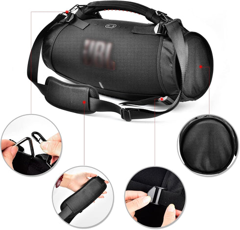 PAIYULE Carrying Strap Case Compatible with JBL Boombox 3 Portable Bluetooth Speaker, Travel Storage Bag Holder with Accessories Pouch for Charger...