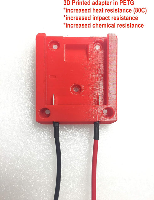 H Battery Adapter for Bosch 18v Dock Power Connector 18 volt12 Gauge Robotics...