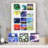ESRICH Mini Canvases for Painting,4x4In Canvas in Bulk 24Pack, 2/5In Profile Small Square Canvas, Blank Canvases are Great for School Projects and...