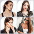 Janmercy 15 Pcs Gothic Grunge Necklace Set Goth Punk Rock Vintage Y2k Harajuku Silver Chain Choker Necklace Jewelry Costume Accessories for Women ...