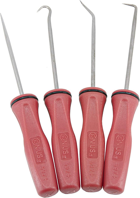 Genius Tools PK-AHP4 4 Piece Miniature Picks Set...