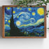 Maydiyer Counted Cross Stitch Kits Full Range of Embroidery Starter Kits for Beginners DIY 14CT Embroidery Kit for Girls-The Starry Night of Van G...
