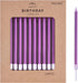 PHD CAKE Purple Long Thin Metallic Birthday Candles for Cake Party, Cake Candles, Weddings Cake Decorations, Candles for Cake...