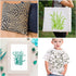 9 Pieces Camo Print Stencils Camouflage Painting Templates Reusable Grass Pattern Stencils Green Camo DIY Stencils for Scrapbooking Painting on Wo...