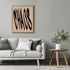 Posterizer 1 pcs-CHAOS Monochrome Trippy Quirky Poster-Abstract & Modern Art-GIft for Men Women Teens-Living Room Bedroom Decor- unframed wall art...