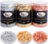 Gold Foil Flakes for Resin, 30g Gold Leaf Flakes for Nail Art, Painting, Crafts, Slime and Resin Jewelry Making (10g / Bottle)...
